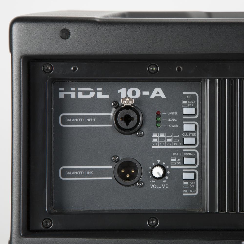 RCF HDL10 input panel
