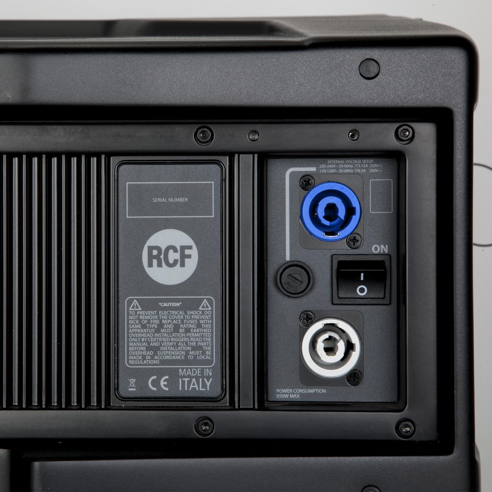RCF HDL10 AC input and pass through