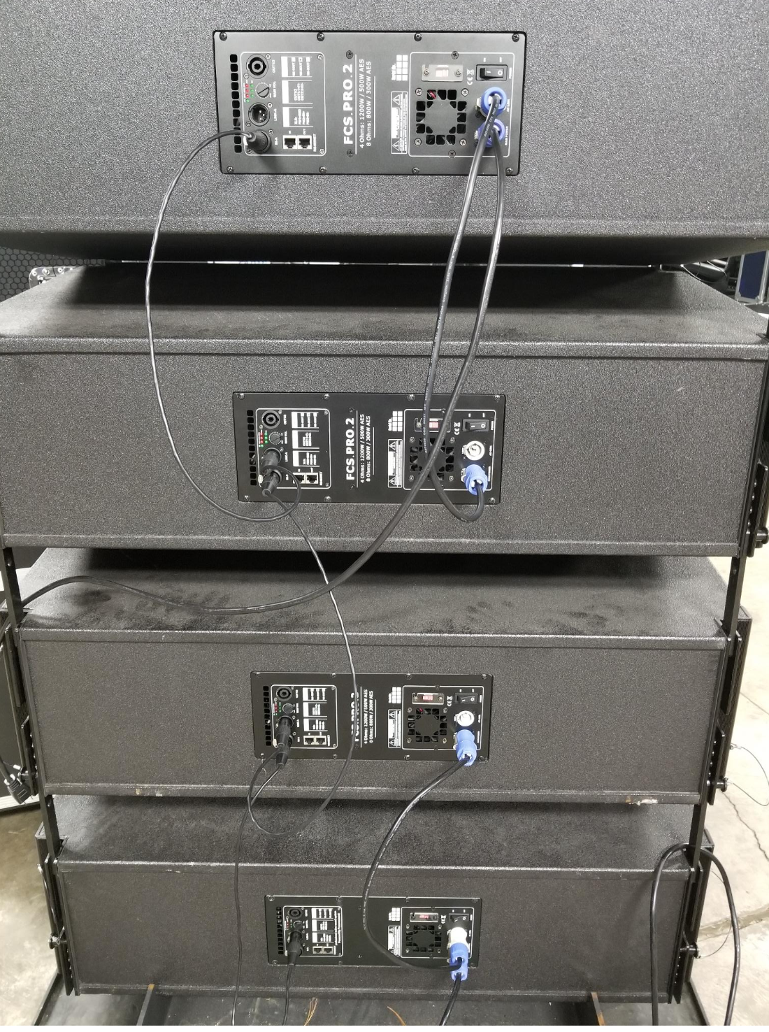 Freq City Sound 2 X 12" Powered Line Array for sale