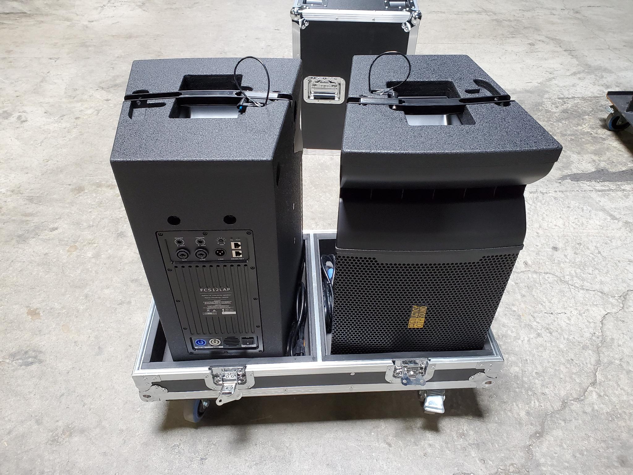 FCS12LAP $3200 Pair w/ Road Case / Ships Freight