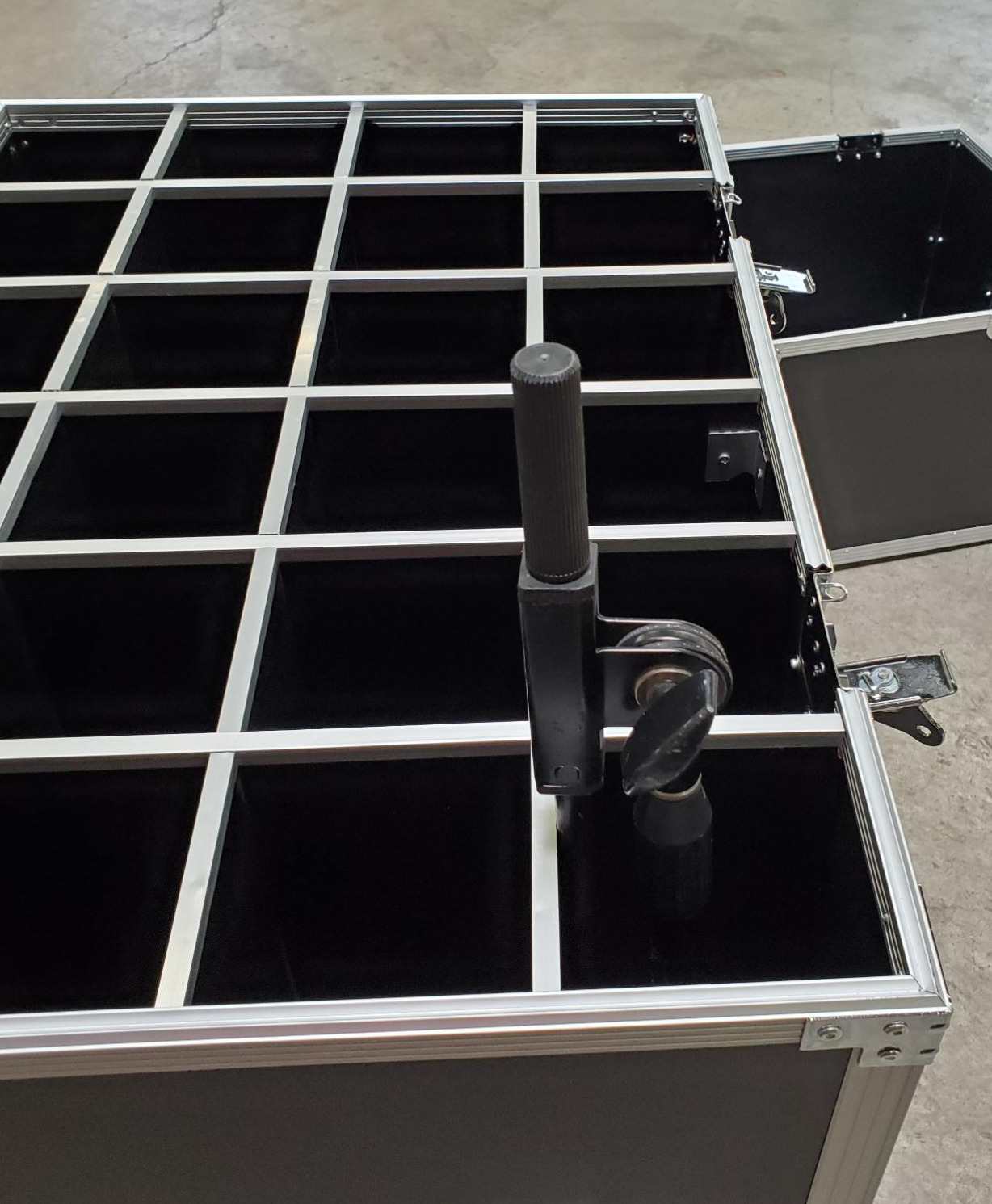 24 Slot Upright Microphone Stand Road Case Truck Pack $599