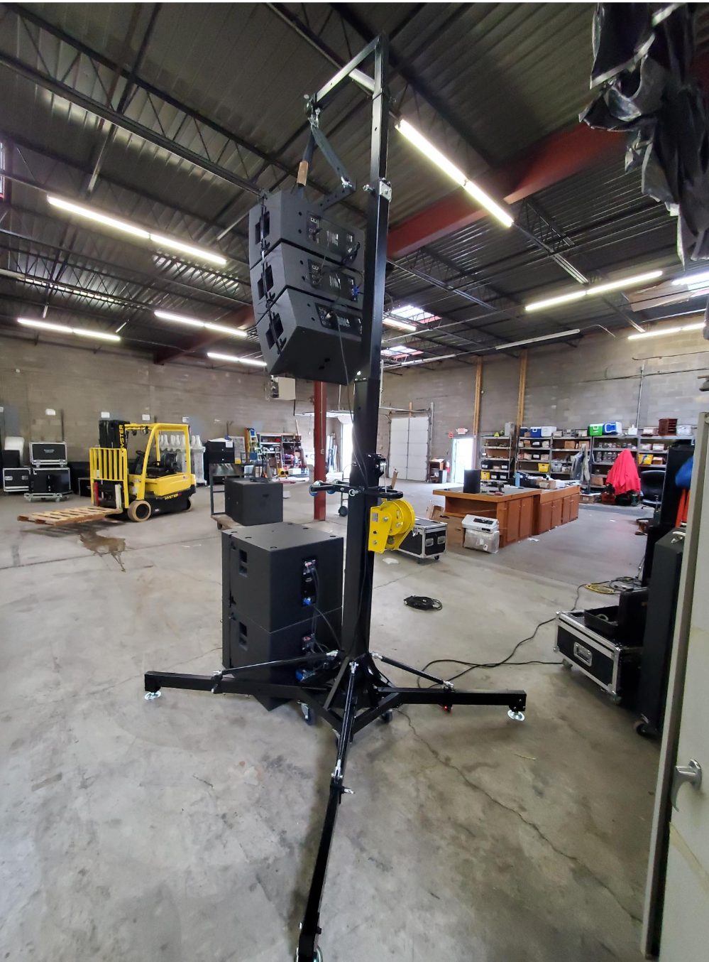 FCS12LAP Tops / FCS18LAP 18" Subs Freq City Sound Line Array Lift