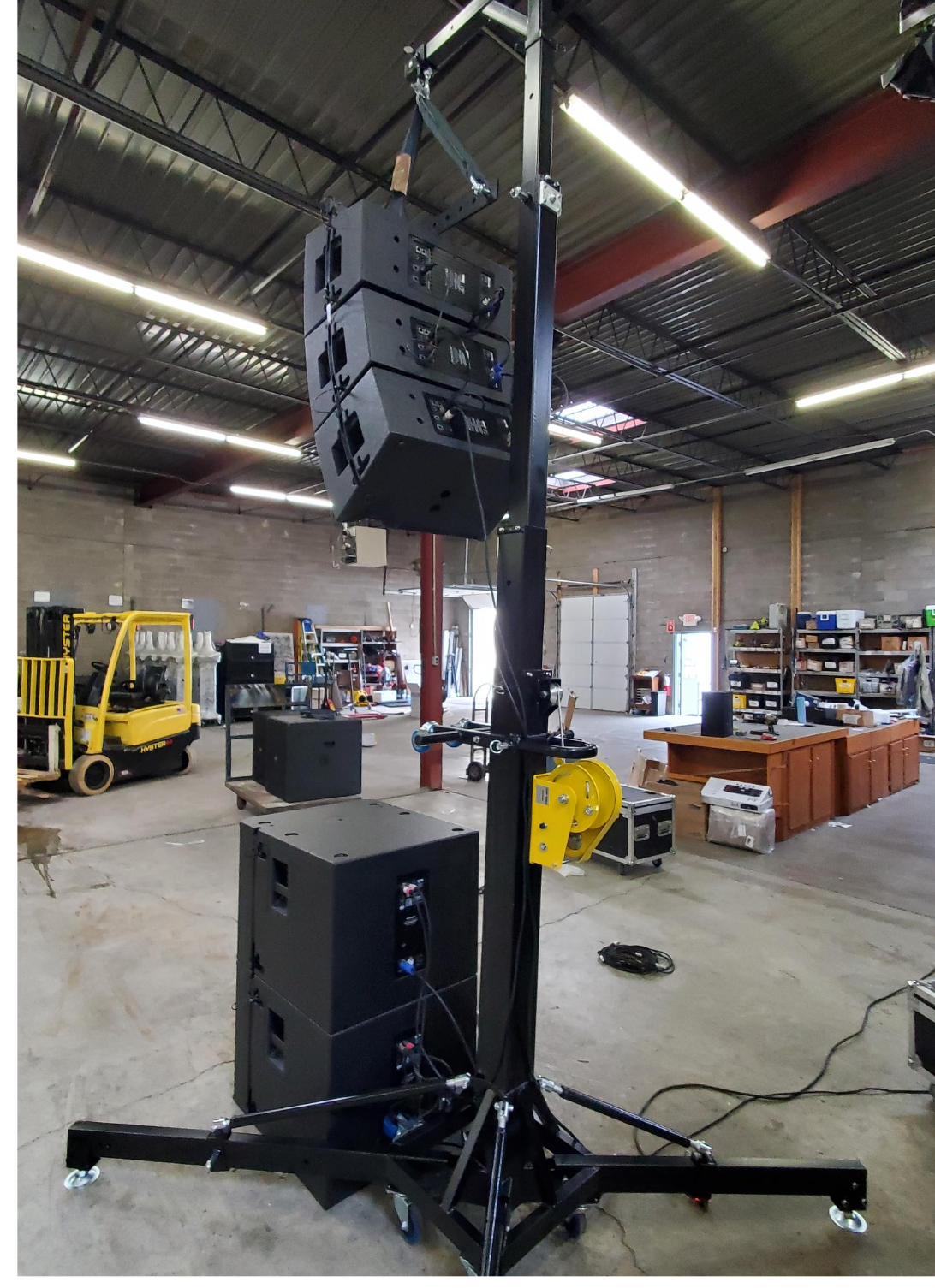 FREQ CITY SOUND 18' 440 POUND LINE ARRAY LIFT $1950 Each FCS12LAP Line Array & FCS18 Subs