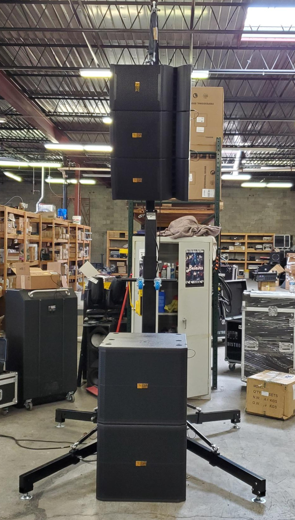 FREQ CITY SOUND 18' 440 POUND LINE ARRAY LIFT $1950 Each FCS12LAP Line Array & FCS18 Subs
