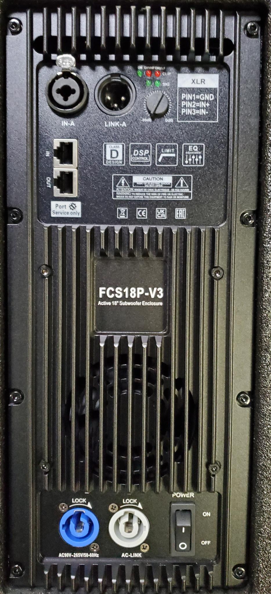 FCS18P-V3 Subwoofer Amp Mudule FCS18P-V3 Subwoofer Amp Section