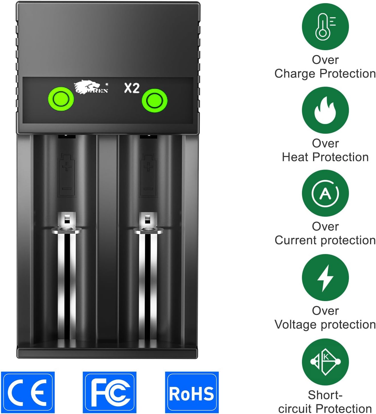 Charger for Mipro MI58 Batteries