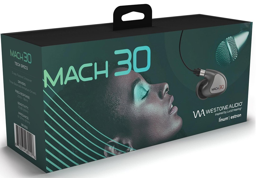  The Westone Audio MACH Series™ combines 35+ years of engineering and performance excellence to deliver sound quality the way it was intended to be heard. Every aspect of the MACH Series™ was purposely designed for both superior comfort and sound on and off the stage. 